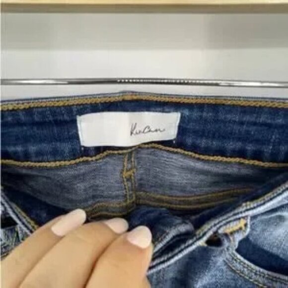 KanCan Denim Blue Jeans 7/27 Distressed Skinny Jean Stretchy - Picture 6 of 6